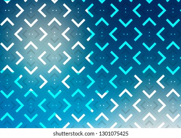 Light BLUE vector cover with long lines. Blurred decorative design in simple style with lines. The pattern can be used for websites.