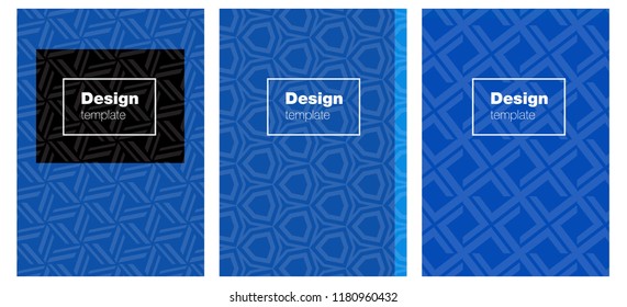 Light BLUE vector cover for notebooks. Glitter abstract design concept with text box. Pattern for leaflets, booklets.