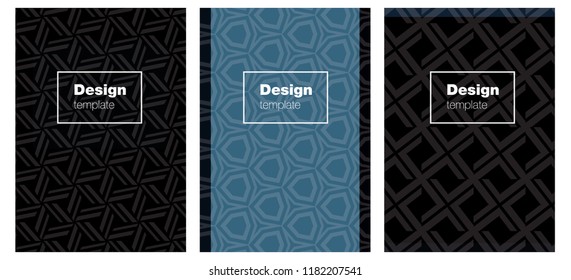 Light BLUE vector cover for notebooks. Web interface on abstract background with colorful gradient. Template for magazines, jurnals.