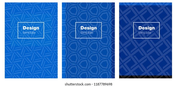 Light BLUE vector cover for notebooks. Beautiful colorful sample in abstract style. Design for cover of books, notepads.