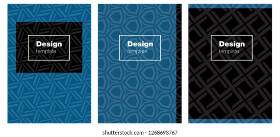 Light BLUE vector cover for notebooks. Modern abstract design concept with colorful gradient. Pattern notebooks, journals.