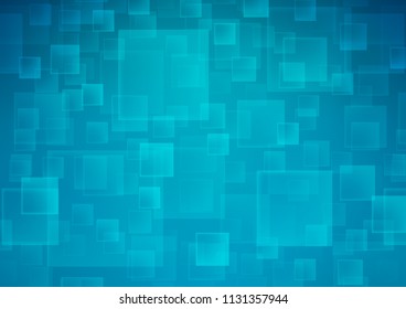 Light BLUE vector cover in polygonal style. Rectangles on abstract background with colorful gradient. Pattern can be used for websites.