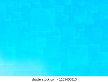 Light BLUE vector cover in polygonal style. Rectangles on abstract background with colorful gradient. Modern template for your landing page.