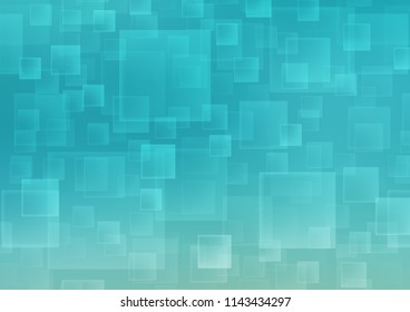 Light BLUE vector cover in polygonal style. Rectangles on abstract background with colorful gradient. Pattern for busines ad, booklets, leaflets