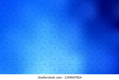 Light BLUE vector cover with polygonal style. Abstract gradient illustration with triangles. The template can be used as a background.