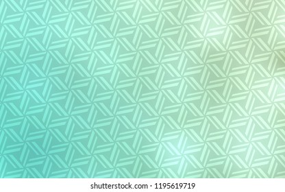 Light BLUE vector cover with polygonal style. Modern abstract illustration with colorful triangles. Smart design for your business advert.