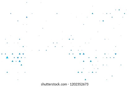 Light BLUE vector cover in polygonal style. Modern abstract illustration with colorful triangles. Pattern can be used for websites.
