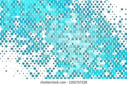 Light BLUE vector cover in polygonal style. Decorative design in abstract style with rectangles. Modern template for your landing page.