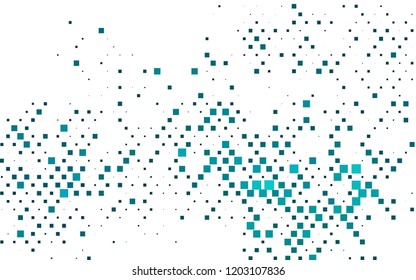 Light BLUE vector cover in polygonal style. Beautiful illustration with rectangles and squares. Pattern can be used for websites.