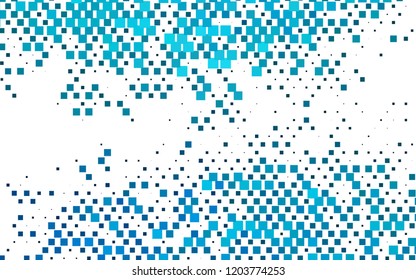 Light BLUE vector cover in polygonal style. Rectangles on abstract background with colorful gradient. Best design for your ad, poster, banner.