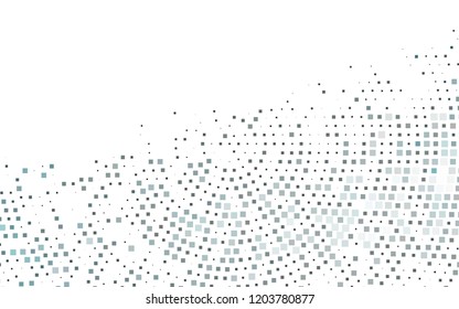 Light BLUE vector cover in polygonal style. Abstract gradient illustration with rectangles. Modern template for your landing page.