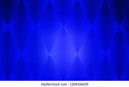 Light BLUE vector cover in polygonal style. Decorative design in abstract style with rectangles. Pattern for busines ad, booklets, leaflets