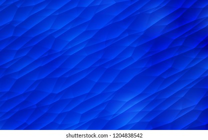 Light BLUE vector cover in polygonal style. Modern abstract illustration with colorful triangles. The template can be used as a background.