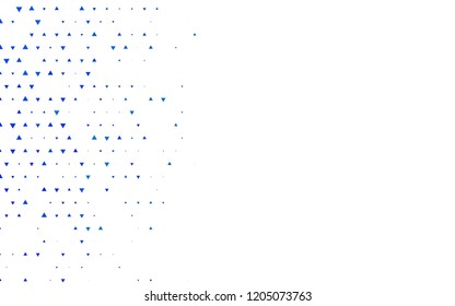 Light BLUE vector cover in polygonal style. Decorative design in abstract style with triangles. Smart design for your business advert.