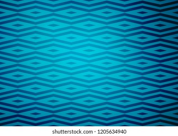 Light BLUE vector cover in polygonal style. Triangles on abstract background with colorful gradient. Pattern for busines ad, booklets, leaflets