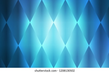 Light BLUE vector cover in polygonal style. Modern abstract illustration with colorful rectangles. Pattern for busines ad, booklets, leaflets