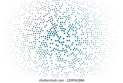 light BLUE vector cover in polygonal style. Illustration with set of colorful rectangles. Pattern for commercials.
