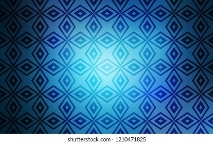 Light BLUE vector cover in polygonal style. Illustration with set of colorful rectangles. Modern template for your landing page.