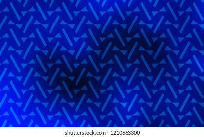 Light BLUE vector cover with polygonal style. Modern abstract illustration with colorful triangles. Modern template for landing page.