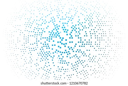 Light BLUE vector cover in polygonal style. Decorative design in abstract style with rectangles. Modern template for your landing page.