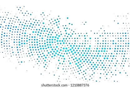 Light BLUE vector cover in polygonal style. Abstract gradient illustration with rectangles. Pattern can be used for websites.