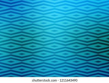 Light BLUE vector cover in polygonal style. Beautiful illustration with triangles in nature style. Best design for your ad, poster, banner.