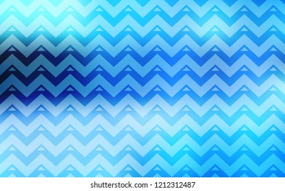 Light BLUE vector cover with polygonal style. Modern abstract illustration with colorful triangles. Pattern for websites.