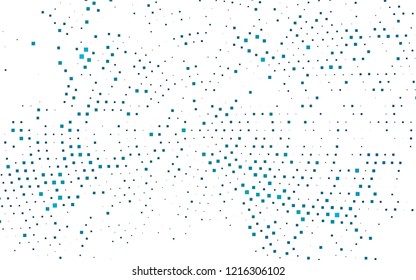 Light BLUE vector cover in polygonal style. Abstract gradient illustration with rectangles. Pattern for busines ad, booklets, leaflets