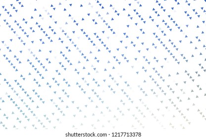 Light BLUE vector cover in polygonal style. Beautiful illustration with triangles in nature style. Pattern can be used for websites.