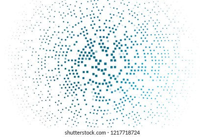 Light BLUE vector cover in polygonal style. Illustration with set of colorful rectangles. Modern template for your landing page.