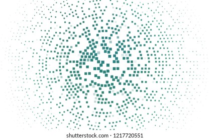 Light BLUE vector cover in polygonal style. Glitter abstract illustration with rectangular shapes. Pattern for commercials.