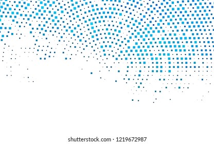 Light BLUE vector cover in polygonal style. Rectangles on abstract background with colorful gradient. Pattern for busines ad, booklets, leaflets