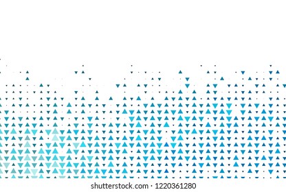 Light BLUE vector cover in polygonal style. Illustration with set of colorful triangles. Pattern can be used for websites.