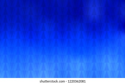 Light BLUE vector cover with polygonal style. Abstract gradient illustration with triangles, lines. Smart design for your adverts.