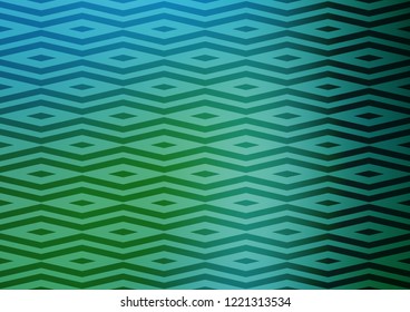 Light BLUE vector cover in polygonal style. Decorative design in abstract style with triangles. Pattern for commercials.