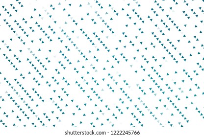 Light BLUE vector cover in polygonal style. Glitter abstract illustration with triangular shapes. Pattern for busines ad, booklets, leaflets