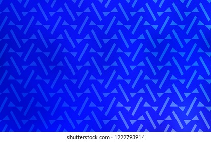 Light BLUE vector cover with polygonal style. Triangles on abstract background with colorful gradient. Pattern for websites.