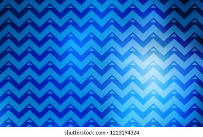 Light BLUE vector cover with polygonal style. Modern abstract illustration with colorful triangles. Smart design for your adverts.