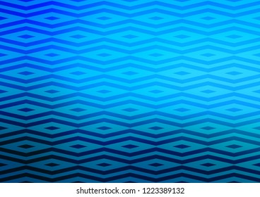 Light BLUE vector cover in polygonal style. Decorative design in abstract style with triangles. Best design for your ad, poster, banner.