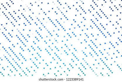 Light BLUE vector cover in polygonal style. Modern abstract illustration with colorful triangles. Pattern for commercials.