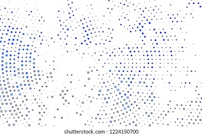 Light BLUE vector cover in polygonal style. Beautiful illustration with rectangles and squares. Pattern can be used for websites.