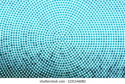Light BLUE vector cover in polygonal style. Illustration with set of colorful rectangles. Pattern can be used for websites.