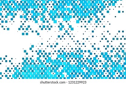 Light BLUE vector cover in polygonal style. Rectangles on abstract background with colorful gradient. Pattern for commercials.