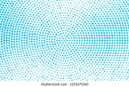 Light BLUE vector cover in polygonal style. Beautiful illustration with rectangles and squares. Pattern can be used for websites.