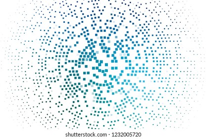 Light BLUE vector cover in polygonal style. Illustration with set of colorful rectangles. Modern template for your landing page.