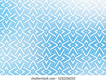 Light BLUE vector cover in polygonal style. Modern abstract illustration with colorful triangles. Pattern for commercials.