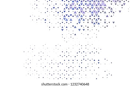 Light BLUE vector cover in polygonal style. Beautiful illustration with triangles in nature style. Smart design for your business advert.