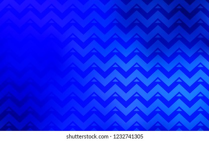 Light BLUE vector cover with polygonal style. Illustration with set of colorful triangles, lines. Smart design for your adverts.