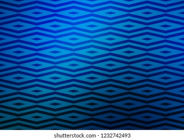 Light BLUE vector cover in polygonal style. Beautiful illustration with triangles in nature style. Pattern for busines ad, booklets, leaflets