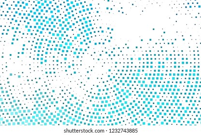 Light BLUE vector cover in polygonal style. Glitter abstract illustration with rectangular shapes. Pattern can be used for websites.